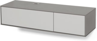 An Image of Stretto Wall Mounted Media Unit, Grey