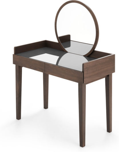 026f9bea9628f16f81e65a8bf72aa69b23a5ca8ec76aec4d3d4be255f830c6d7.jpg An Image of Xander Dressing Table, Walnut
