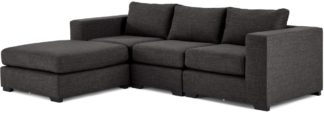 An Image of Mortimer 4 Seater Modular Corner Sofa, Seal Grey