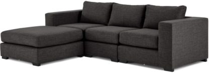033352032d5e823c2f169fc112de0ba5b0ac25b279b499066aec7c0d5a5ed9ab.jpg An Image of Mortimer 4 Seater Modular Corner Sofa, Seal Grey