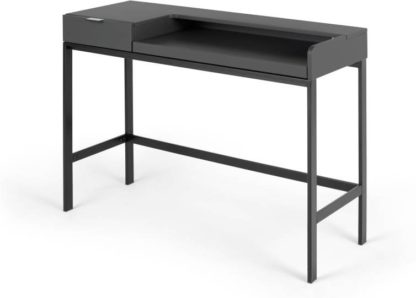 An Image of Marcell Compact Desk, Grey