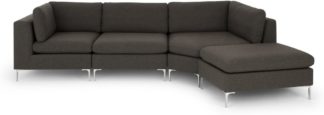 An Image of Monterosso Right Hand Facing Modular Chaise End Sofa, Oyster Grey