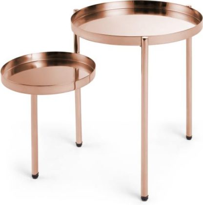056a5aed78d86de1ca1d3d193a129df4c7c4fae82b2f525756081c82ce96bbb6.jpg An Image of Alana Two Tier Bedside Table, Copper