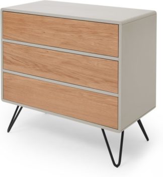 An Image of Ukan Chest of Drawers, Grey and Oak