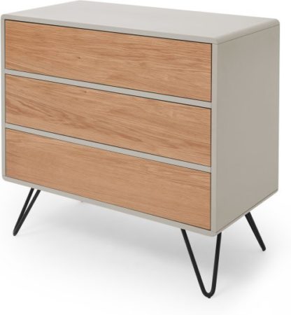 An Image of Ukan Chest of Drawers, Grey and Oak