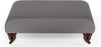 An Image of Orson Footstool, Graphite Grey
