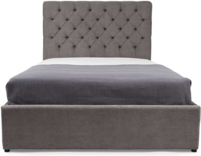 An Image of Skye Double Bed with Storage, Pewter