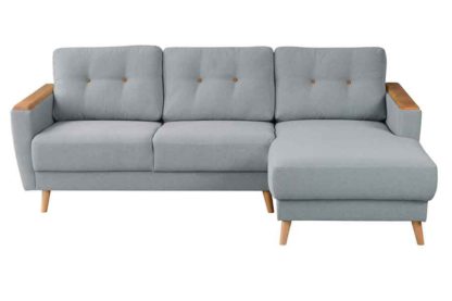 An Image of Expo Right hand Corner Sofa Malaga Steel