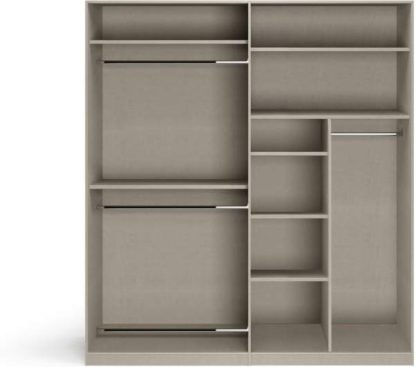 An Image of Caren 4 door Hinged Wardrobe Classic Accessory Package
