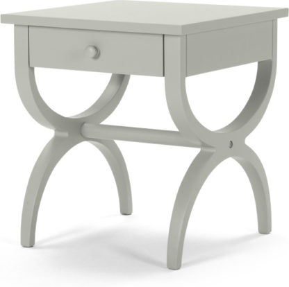 An Image of Leila Bedside Table, Grey