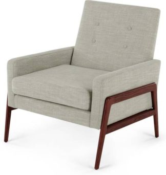 An Image of Cecil Armchair, Oatmeal Grey