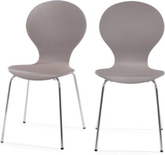 An Image of Set of 2 Kitsch Dining Chairs, Willow Grey