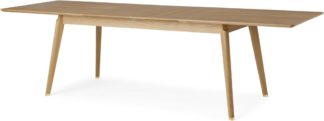 An Image of Albers Extending 6-12 Seat Dining Table, Oak