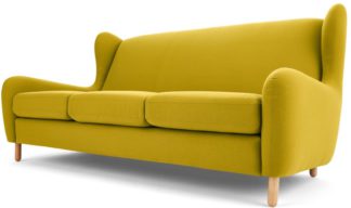 An Image of Rubens 3 Seater Sofa, Light Moss Green