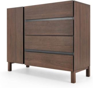 An Image of Xander Chest Of Drawers, Walnut