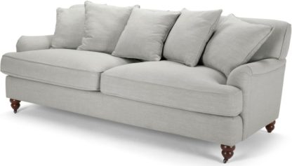 An Image of Orson 3 Seater Sofa, Scatterback, Chic Grey