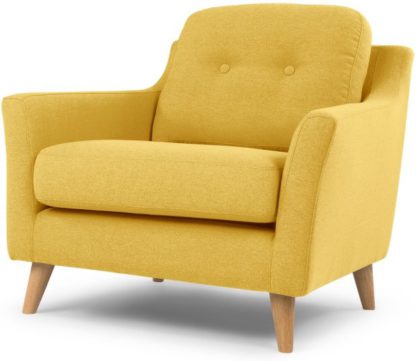 16f3b0257ae51e00ca0bfa9587a8994dad61f8b5912862ea24bcf59f4c1e70d6.jpg An Image of Rufus Armchair, Mustard Yellow