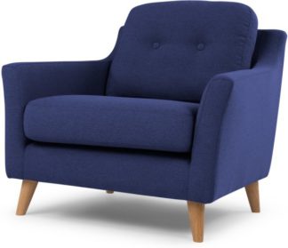 An Image of Rufus Armchair, Dark Cobalt Blue