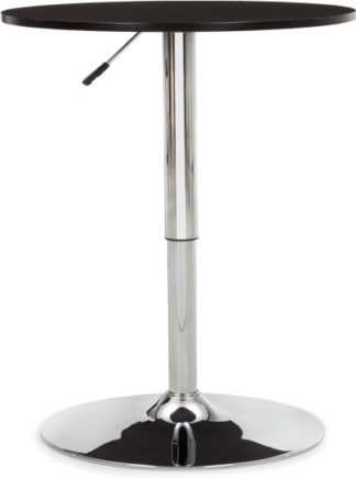 An Image of Kite Adjustable Bar Table, Black