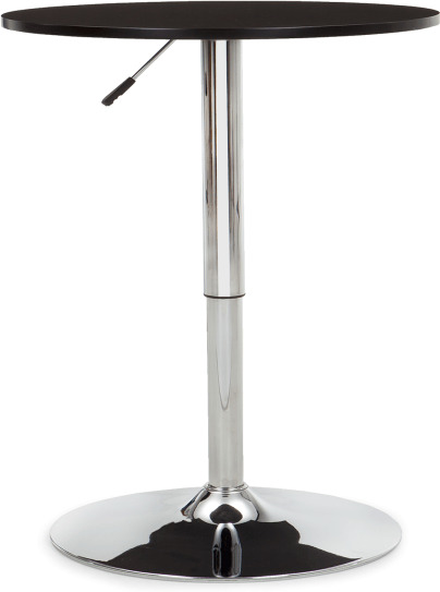 17995b6da18a967cc6becabd944341d17efcbc2b68a28089717c110e2c1c4a80.jpg An Image of Kite Adjustable Bar Table, Black