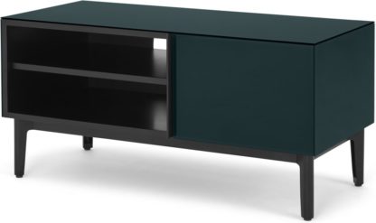 An Image of Silas Media Unit, Teal Glass
