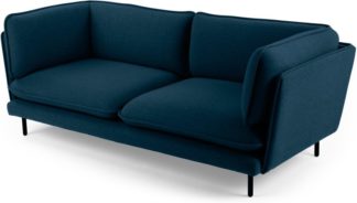 An Image of Wes 3 Seater Sofa, Elite Teal