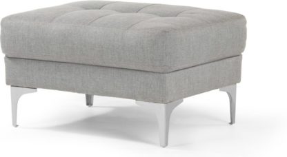 An Image of Vittorio Ottoman, Pearl Grey