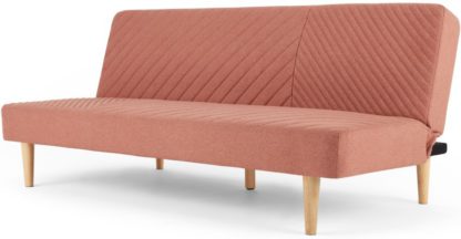 An Image of Ryson Click Clack Sofa Bed, Dusk Pink