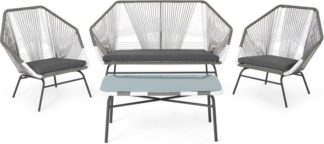 An Image of Copa Garden lounge set, Grey