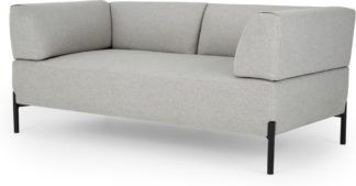 An Image of Made Essentials Kiva 2 Seater Sofa, Hail Grey