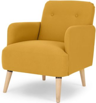 An Image of Elvi Accent Chair, Butter Yellow