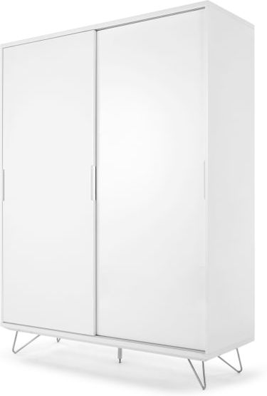 258d45fd7ce71fb53db3c1b71ece27ead4abcf66ce88216521885dbc4e0693e0.jpg An Image of Elona Sliding Wardrobe, White gloss