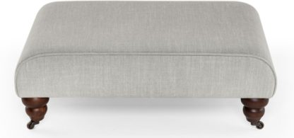 An Image of Orson Footstool, Chic Grey