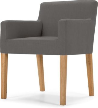 An Image of Wilton Carver Dining Chair, Graphite Grey