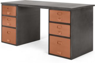 An Image of Stow Storage Desk, Copper