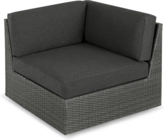 An Image of Cordon Garden Modular Corner Unit, Dark Grey