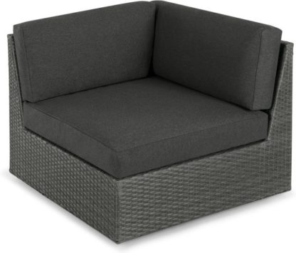2605f94dbcc992bf413e823641b4110b897d465095351662f103e29ee4c7e33f.jpg An Image of Cordon Garden Modular Corner Unit, Dark Grey