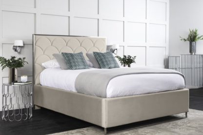 An Image of Pino Storage Bed - Chalk