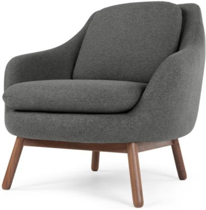 28b29057422ee8e46ed13e5774ab25d3431c0030fdc8bfe7d7e70fba077166f9.jpg An Image of Oslo Accent Chair, Marl Grey