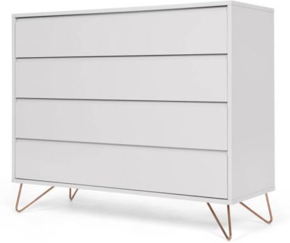 An Image of Elona chest of drawers, grey and copper