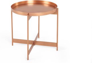 An Image of Magda Side Table, Brushed Copper