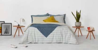 An Image of MADE Essentials Santos 100% Cotton Bed Set, Double, Multi UK