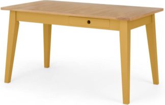 An Image of Ralph Compact Dining Table, Mustard Yellow