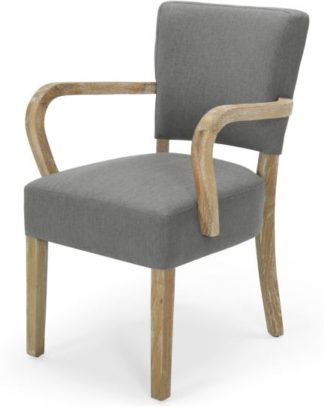 An Image of Irvington Carver Chair, Graphite Grey