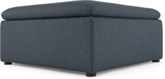 An Image of Victor Modular Sofa Storage Ottoman, Lido Blue