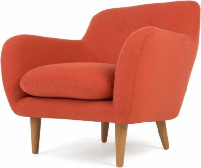 An Image of Dylan Armchair, Retro Orange