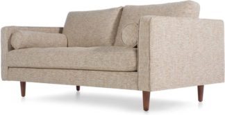 An Image of Scott Large 2 Seater Sofa, Amber Basketweave