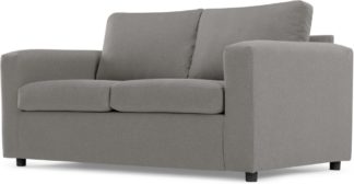An Image of MADE Essentials Felix 3 Seater Sofa Bed with Foam Mattress, Shetland Grey