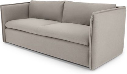 An Image of MADE Essentials Paven 3 Seater Sofa, Mina Grey