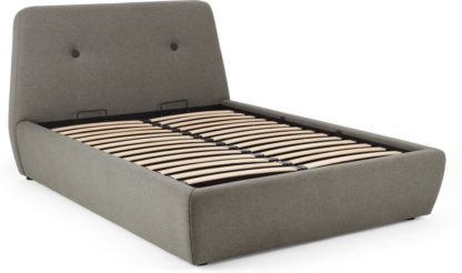 An Image of Edwin Super King Size Bed with Storage, Pavilion Marl Grey